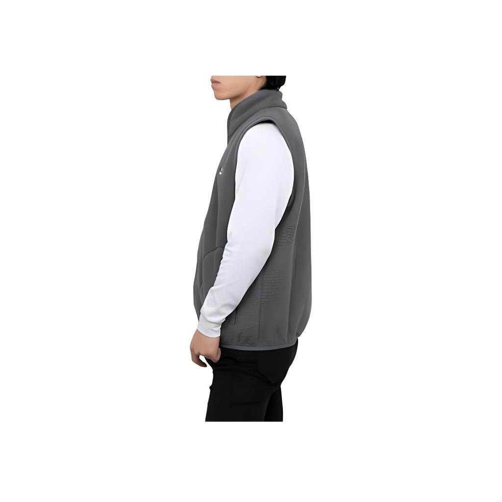 Nike Logo Embroidered Stand Collar Zipper Sleeveless Vest Men Vests Iron-Gray FZ0895-068