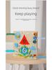 Montessori Busy Board: Multifunctional Educational Toy for Developing Life Skills and Puzzle Solving In Early Childhood.
