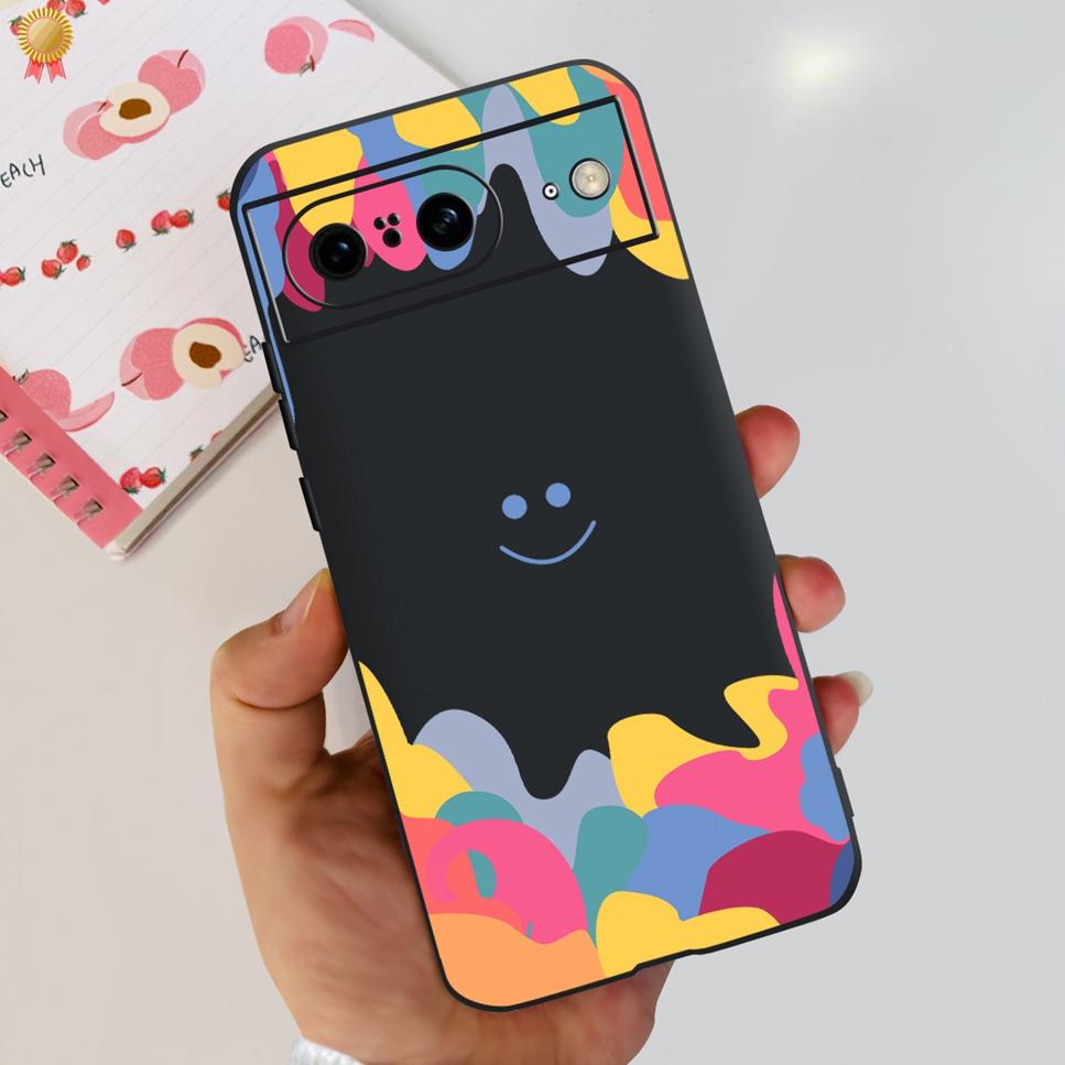 For Google Pixel 8 Pro Case Cute Cartoon Silicone Shockproof Back Cover For Google Pixel 8 Pro 8Pro Phone Case Bumper Funda Capa