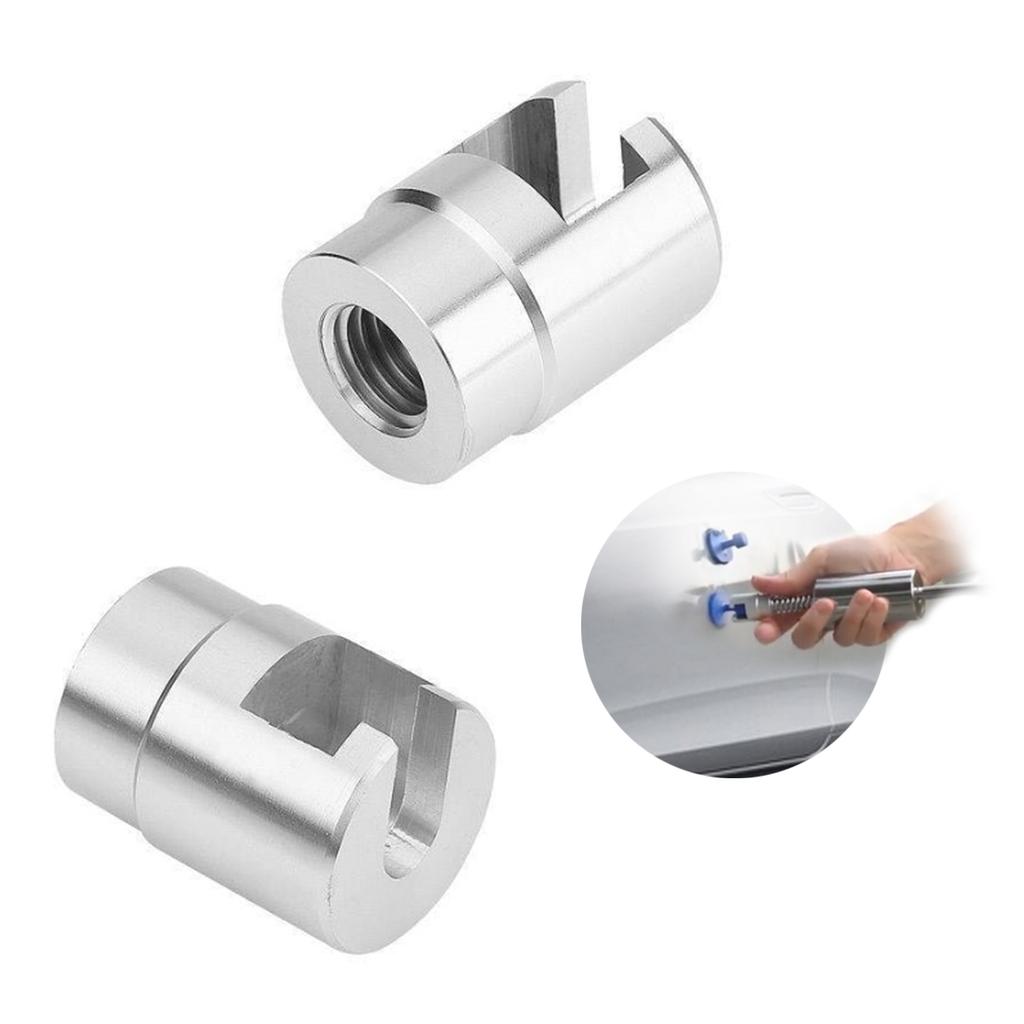 Durable Car Aluminum Alloy Dent Repair Adapter Puller Head Adapter Screw Tips M10/M12 Tabs for Slide Hammer Pulling Tab