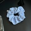 Daylin Stripe Scrunchie - Sky Blue (handmade Scrunchie)