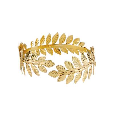 European & American Leaf Armlet: Roman Bride Open Bracelet, Christmas Gift Jewelry