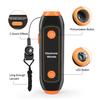 Electronic Whistle Crisp Sound High Decibel Compact Size Lanyard Design with LED Light Battery-operated Camping Electronic Whistle Outdoor Emergency
