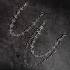 Unisex 3D Skull Waist Chain - Halloween Punk Decor for Jeans