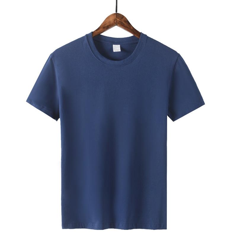 Solid T Shirt Unisex Causal O-neck Basic T-shirt Male/Female High Quality Classical Tops