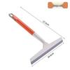 Double-Sided Glass Scraper & Squeegee for Window Cleaning