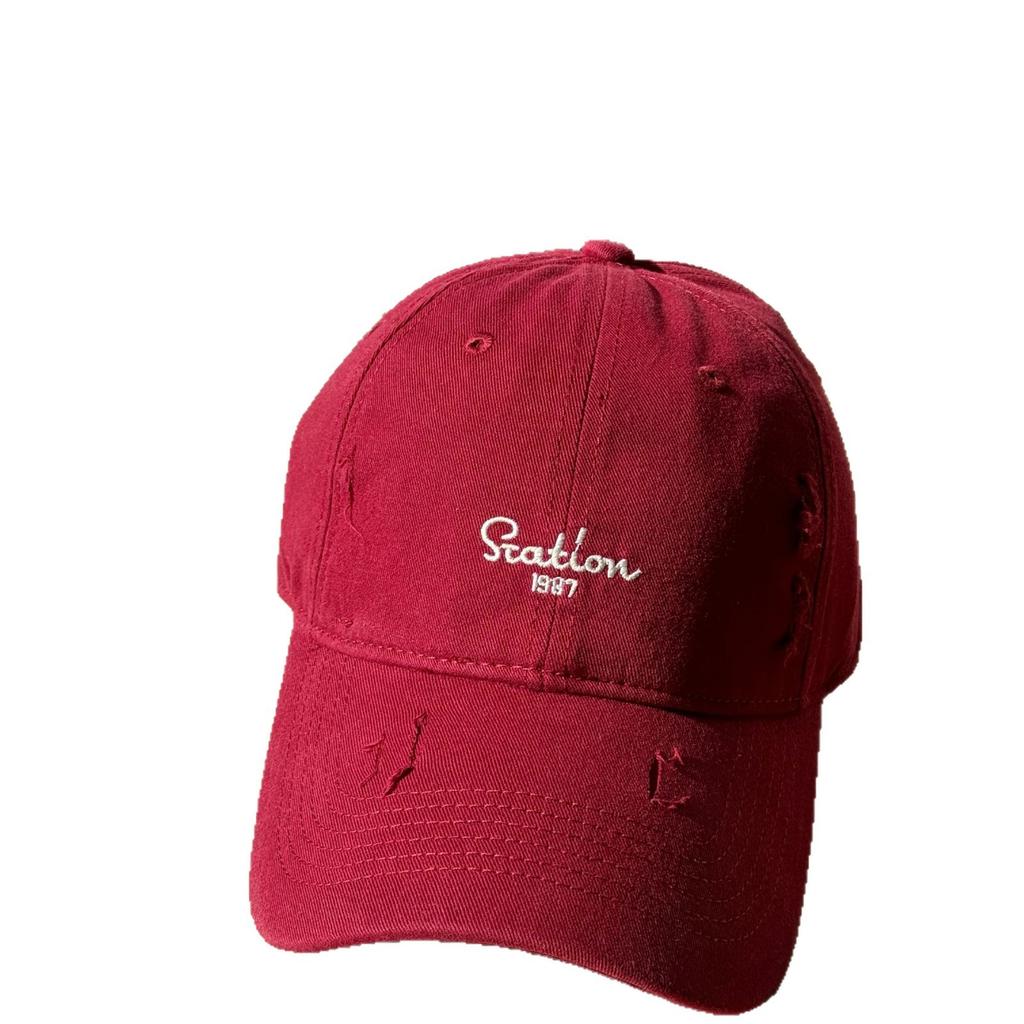 Spring and Summer New Casual Simple Versatile Embroidered Letter Soft-top Baseball Cap for Women, Makes the Face Look Smaller, Trendy Couple's Hat