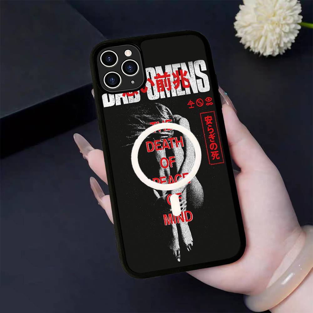 Rock Band Bad O-Omens Magnetic Phone Case For IPhone 16 15 14 13 12 11 17 Pro Max Plus Wireless Charge Cover
