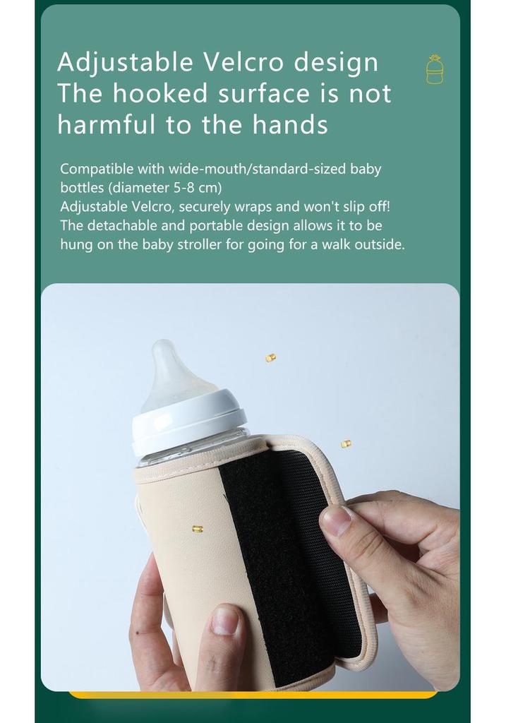 Cartoon Bottle Warmer Sleeve with 21-Gear Heating - Portable, Universal Insulator for On-the-Go Use