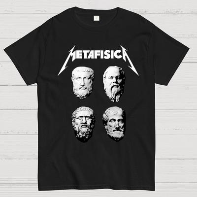 Metafisica Unisex 100% Cotton Summer Casual Cool Loose T-Shirt