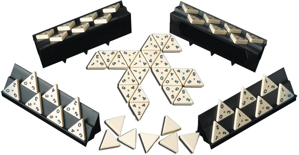 Triominos Deluxe Strategic Japanese Authentic Points-Earning Game, Packaging,