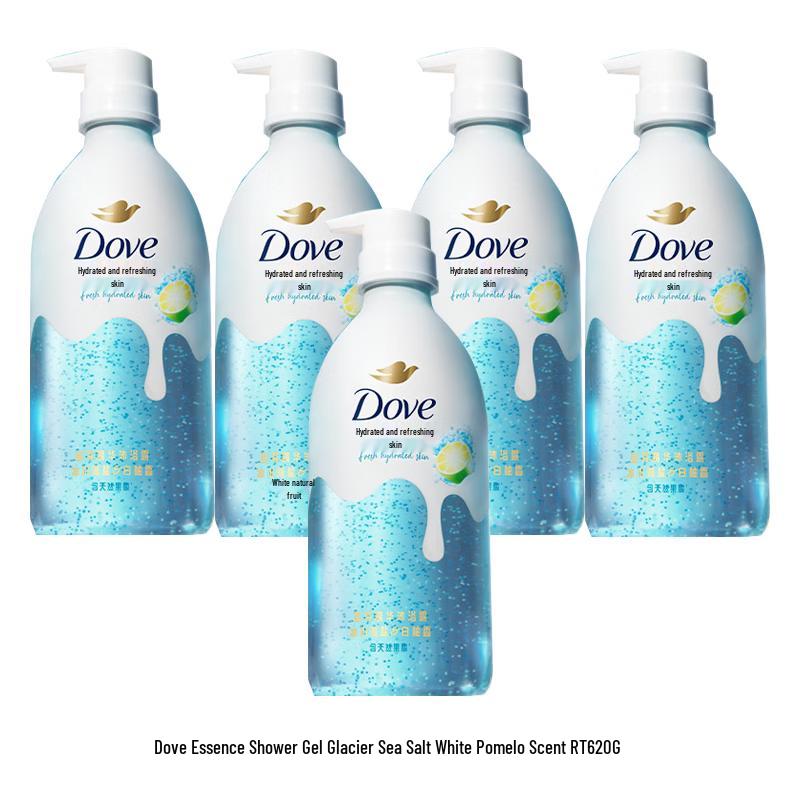 

Dove Glacier Sea Salt & White Grapefruit Shower Gel - 5x620g Value Pack