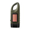 Hand Crank Solar Powered Flashlight Super Bright Compact Size Portable Emergency Rechargeable LED Flashlight Camping Gear