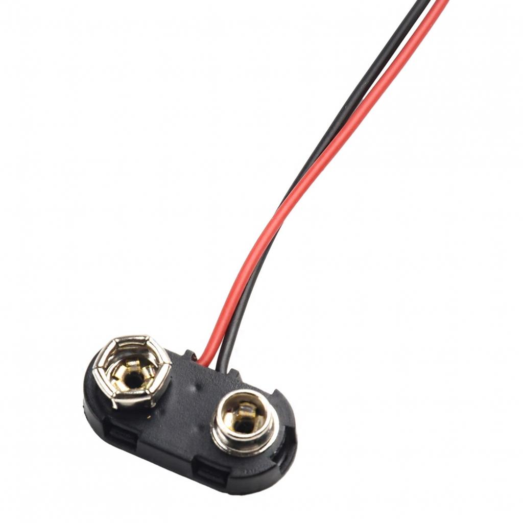 15 Cm Baterie Buton Clip Baterie Carcasă Dură Neagră