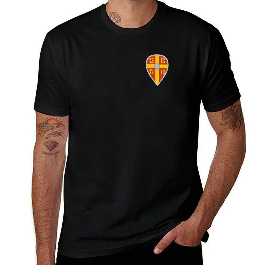 Civilizations Emblems Byzantines Tshirt Big Size Crew Neck Tshirt