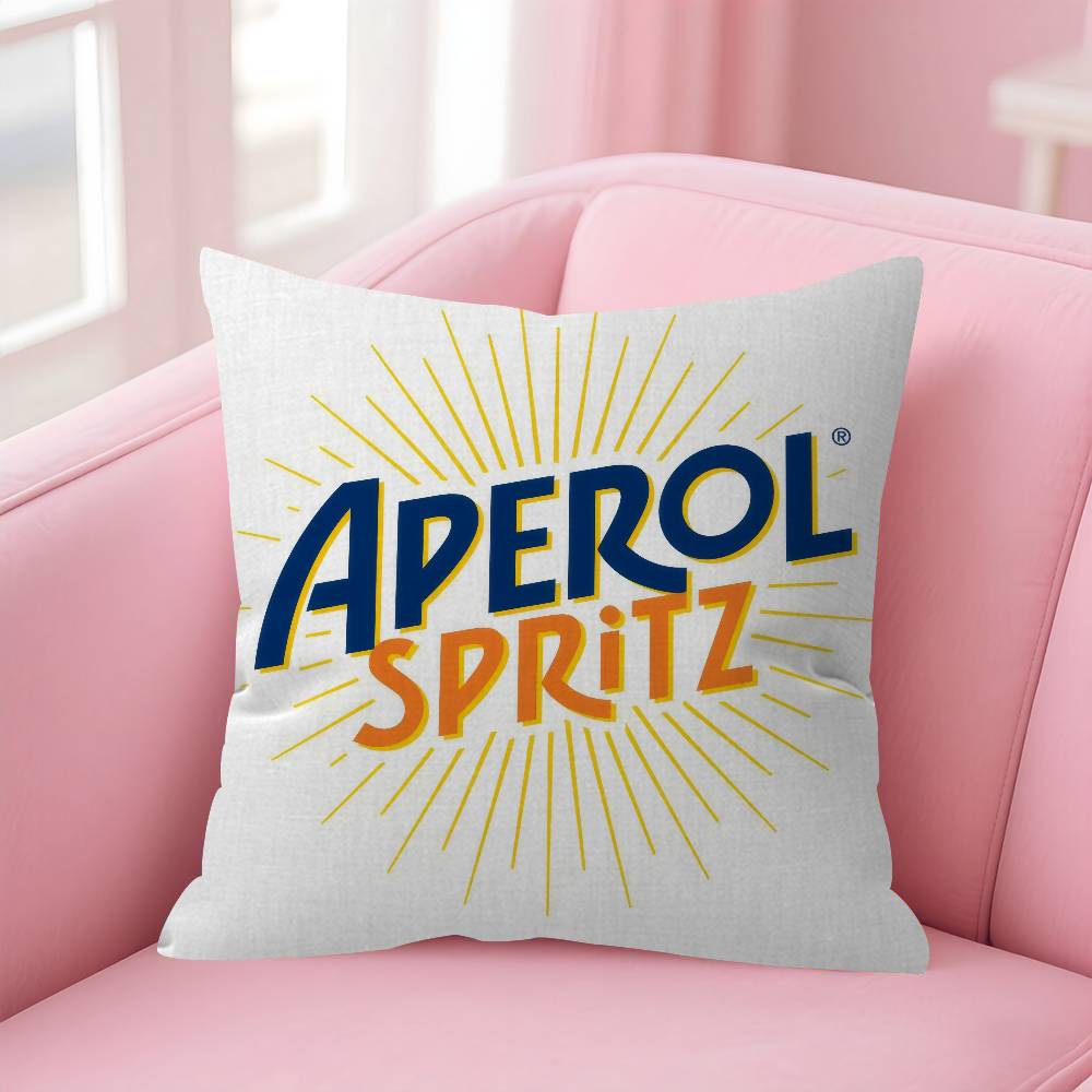 Anime AAperolS SSpritzS  Cushion Cover Car Throw Pillow Case For Sofa Car Christmas Gift