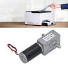 Gear Motor   24V Speed Reduction Self Locking Dual Shaft Reversible Worm Geared Motor