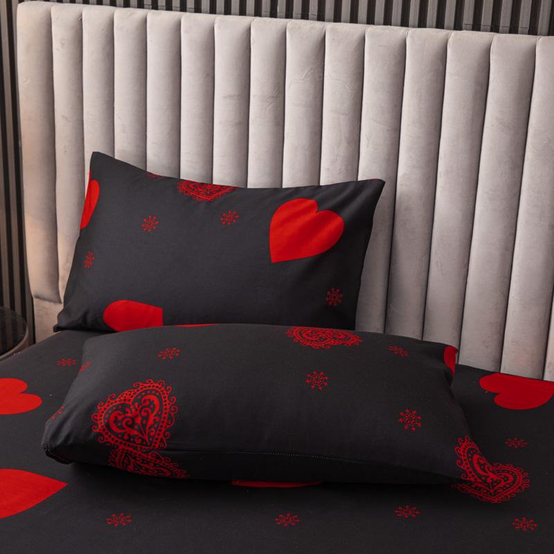 Kuup Love Printed Matte Duvet Cover Colored Bedding Set Queen Size Quilt Cover High Quality Skin Friendly Fabric Bedding Cover