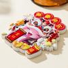 1/4pcs Cute Snake Year Refrigerator Sticker Resin Magnetic Sticker Fridge Magnets  Photo Wall