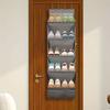5 Tier Over Door Shoe Organizer Large Capacity Deep Pockets Hanging Shoe Rack Fit 10 Pairs Shoe Sideband Pocket Door Shoe Holder
