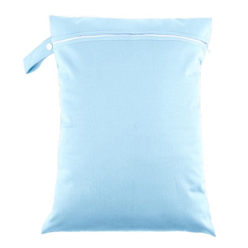 Waterproof Single Pocket Diaper Storage Bag - Portable and Washable Stroller Hanging Pouch
