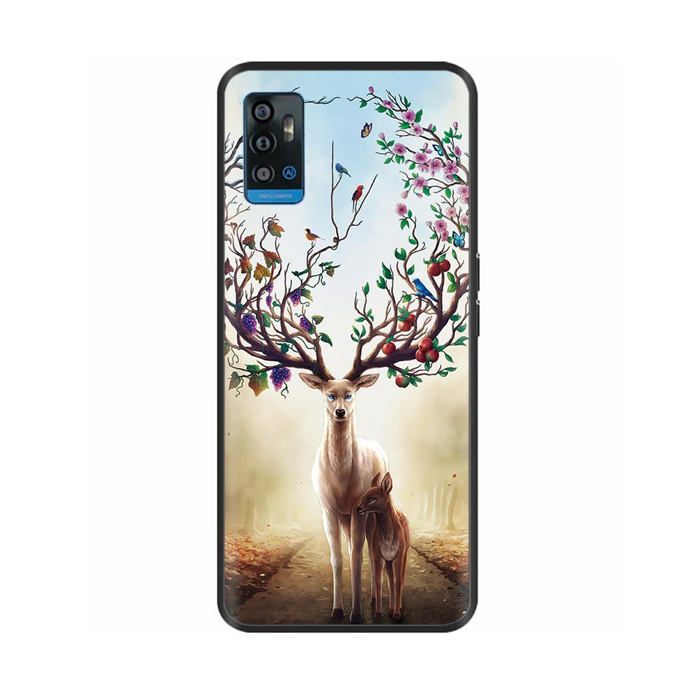 For ZTE Blade A71 Case Soft Black Silicone Bumper Phone Cover for ZTE Blade A71 A7030 Case BladeA71 2021 a 71 Coque Fundas Shell