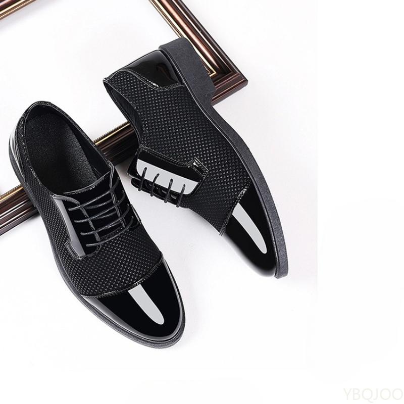 Men's Spring Autumn Formal Casual Breathable Comfort Black Shoes Height Increasing Pointed  Trendy Fashion Versatile Men's Shoes
