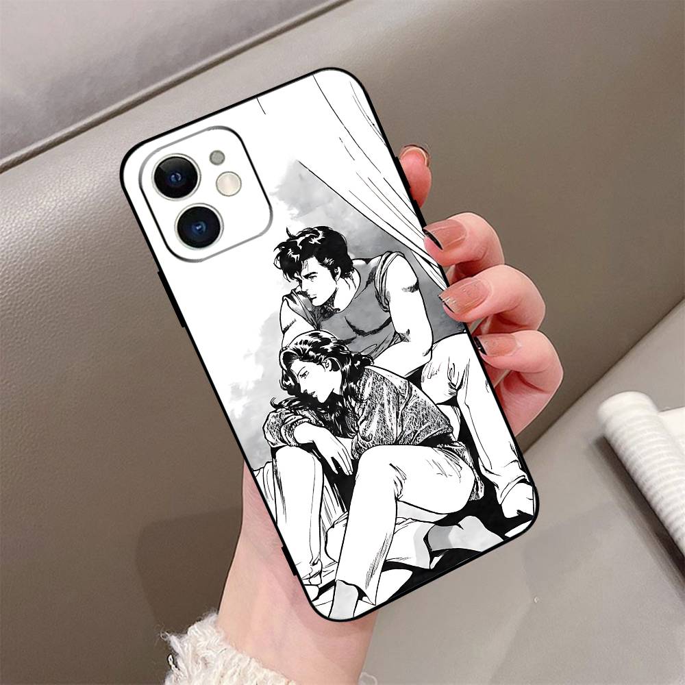 City Hunter Phone Case Black Phone Case For IPhone 17/16/15/13/14 Pro Max/ 11Plus/X/Xr/Xs Max 13mini