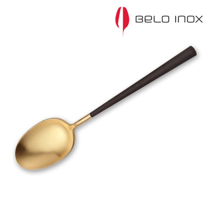 [belo inox] Neo Black Gold Table Spoon Oval