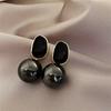 Black Hanging Long Earrings for Women Triangle Square Statement Drop Earrings 2025 boucle oreille femme Fashion Jewelry