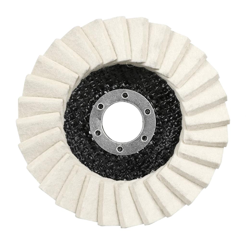 115/125mm Wool Polishing Wheel Angle Grinder Grinding Buffing Disc For Wheel Fine Finishing Multi Surfaces Polishing Treatment