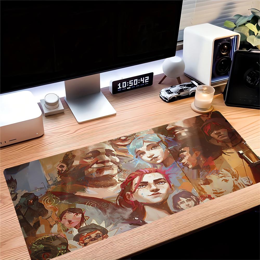 Colorful Characters Unite Large Gaming Mouse Pad Nonslip Rubber Base Waterproof Desk Mat For Office Pc Laptop
