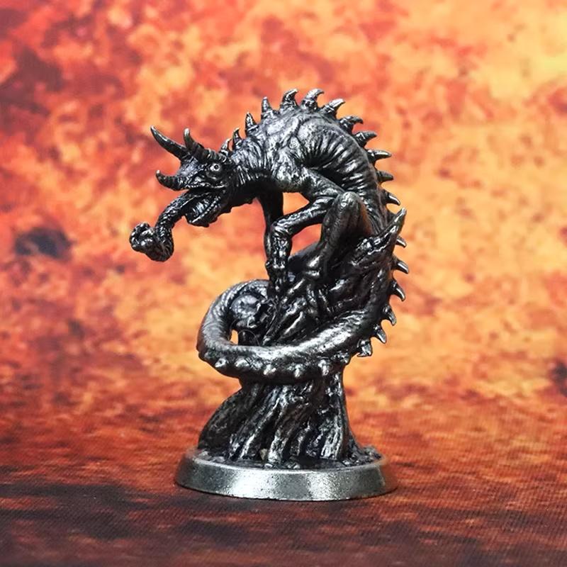 Cupronickel Metal Demon Undead Miniatures Fantasy RPG Tabletop Game Figures for Pathfinder & Similar Tabletop Gaming