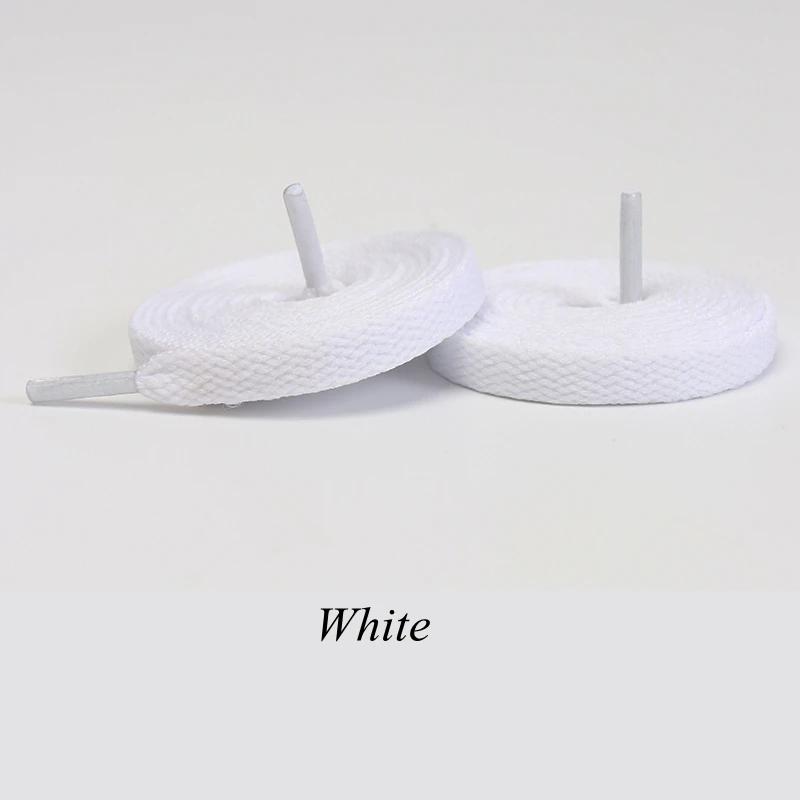 1 Pair Flat Shoelaces Classic Shoe Laces Fit Fashion Solid Sports Shoelace Casual Unisex Shoe Strings Shoe Accessories AF1