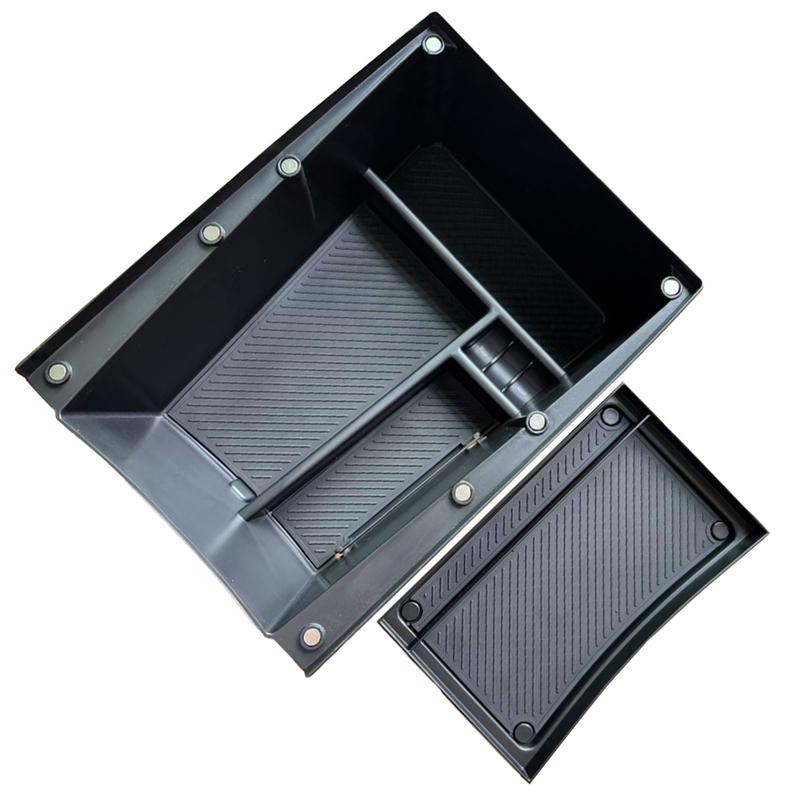 Schowek w podłokietniku konsoli środkowej samochodu, przedni i tylny, ukryty schowek, uporządkowane pudełko do Kia EV3 2024+ Pod schowkiem podłokietnika Bezpośredni tal