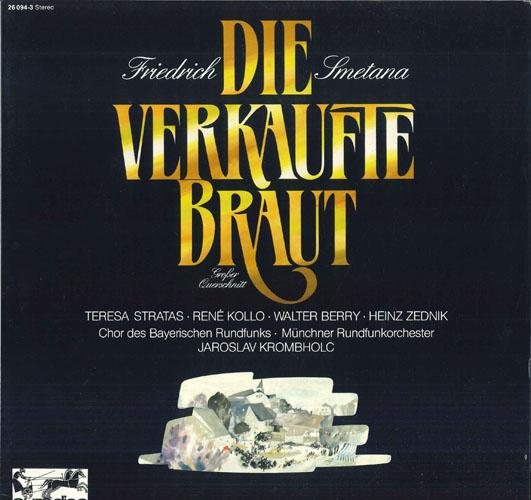 

LP Record FRIEDRICH SMETANA TERESA STRATAS Die Verkaufte Braut Groser Quersc 260943 EURODISC Germany Classical Used