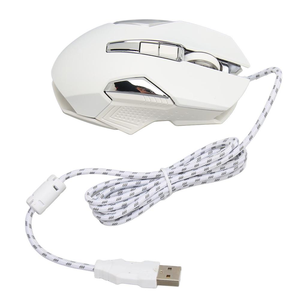 RGB Gaming Mouse Multifunction Ergonomic 7200 DPI Wired Optical Gaming Mouse With Programmable Buttons and Backlight Mode