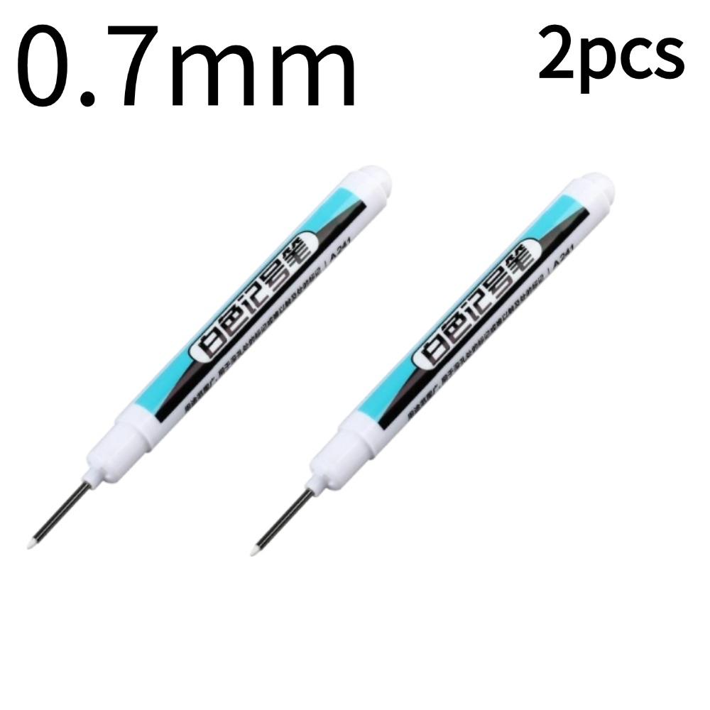 1/2/3Pcs White Marker Pen for Wood Rock Plastic Leather Glass Stone Metal Canvas Ceramic Deep Hole Marker 0.7/1.0/2.5MM