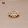 1Pc Simple Square Zircon Earcuff Clips On Earring for Women Girls No Fake Piercing Cartilage Earrings Ear Ring Without Hole