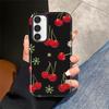 Cute Cherry Soft Cover Capa Phone Case for Samsung Galaxy S25 A16 S24 Ultra S23 S25Ultra A56 A36 S23Ultra S20 FE A26