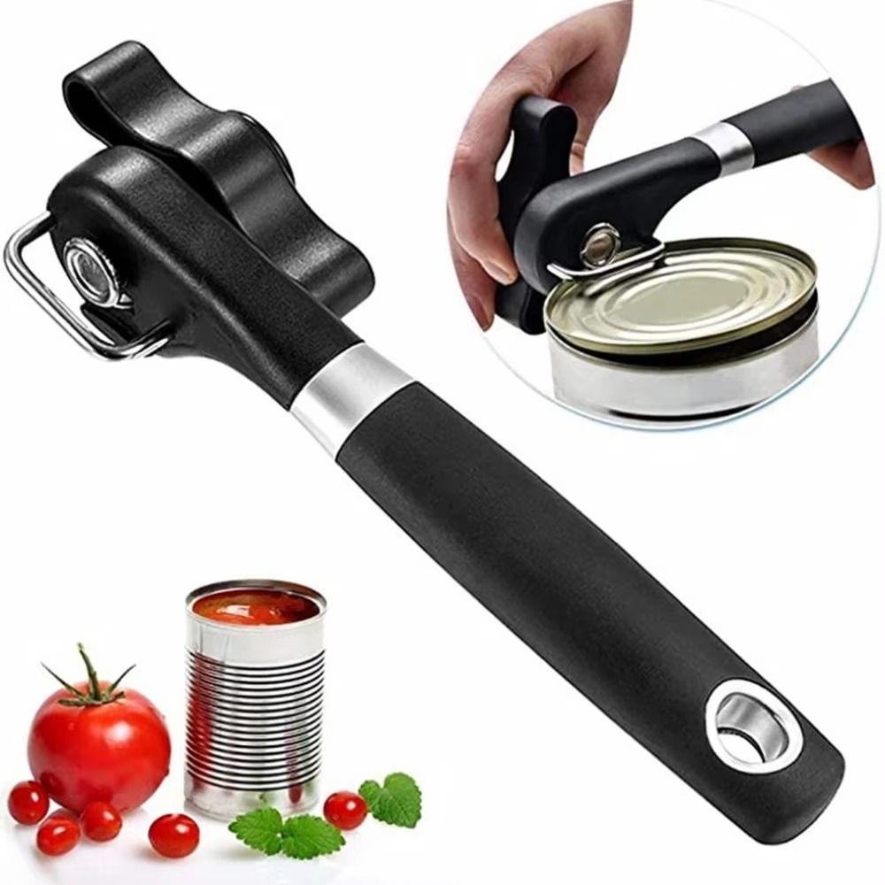 Easy Grip Can Opener Effortless Handheld Jar Opener Rust-Resistant Bottle Opener  Home