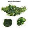 Panouri de Perete cu Plante Artificiale cu Foliș Densă UV Panouri Realiste cu Flori