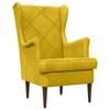 Armchair Yellow Velvet