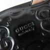 Great GUCCI Sandals Interlocking G black leather Women 36.5 695207 Used