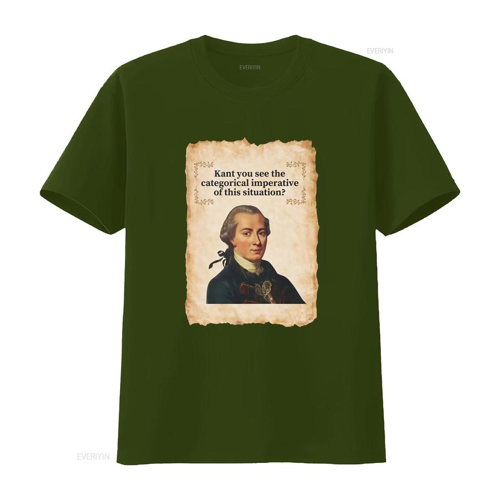 Imunisexuel Kant T Shirt Philosophy Pun Categorical Imperative Design For Student Professor Lover Vintage Washed Comfortable