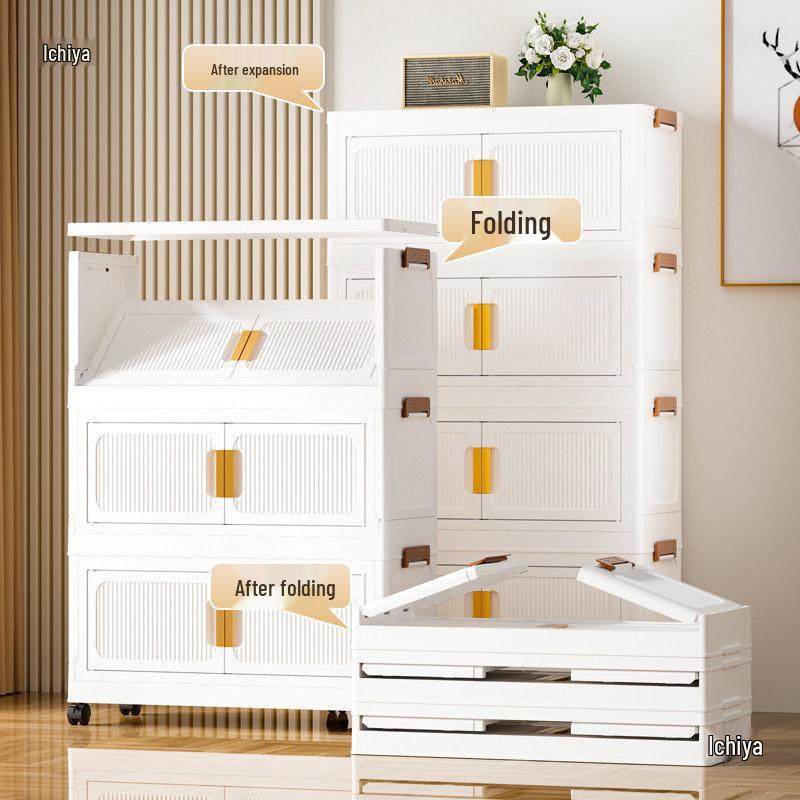 Pre-Assembled Storage Cabinet: Bedroom Wardrobe & Toy Organizer
