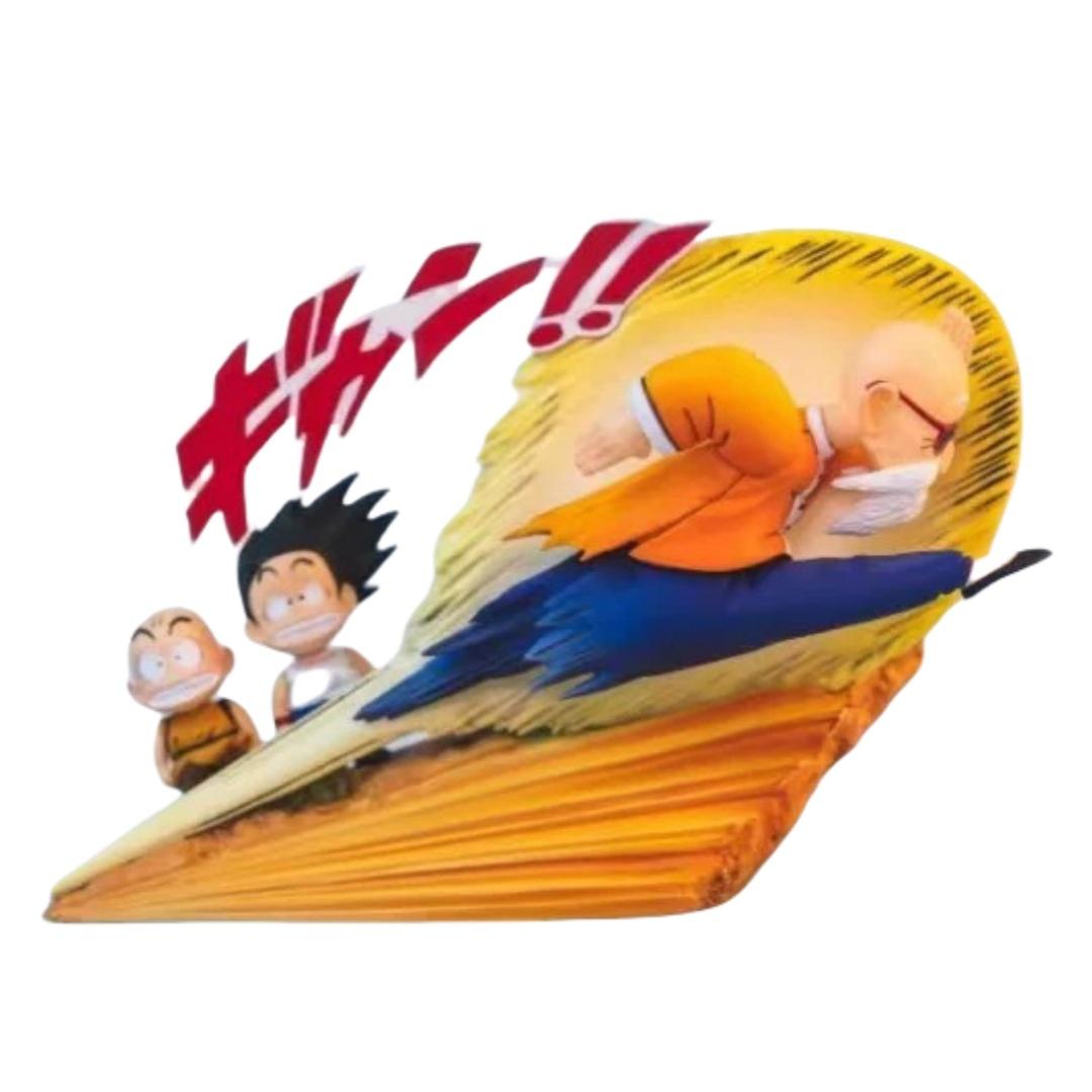 6cm/2.36in Anime Dragon Ball Z Figure Goku Krillin Master Roshi Action Figure Figurine Statue Decoration Model Toy Birthday Gift