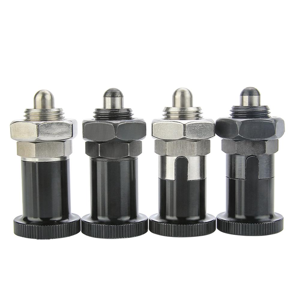 1 Stück Einpressbarer Kugeliger Federdruckbolzen KST214 Edelstahlfeder Selbstsichernder Knopf Rückstellknopf Federdruckbolzen Indexierbolzen