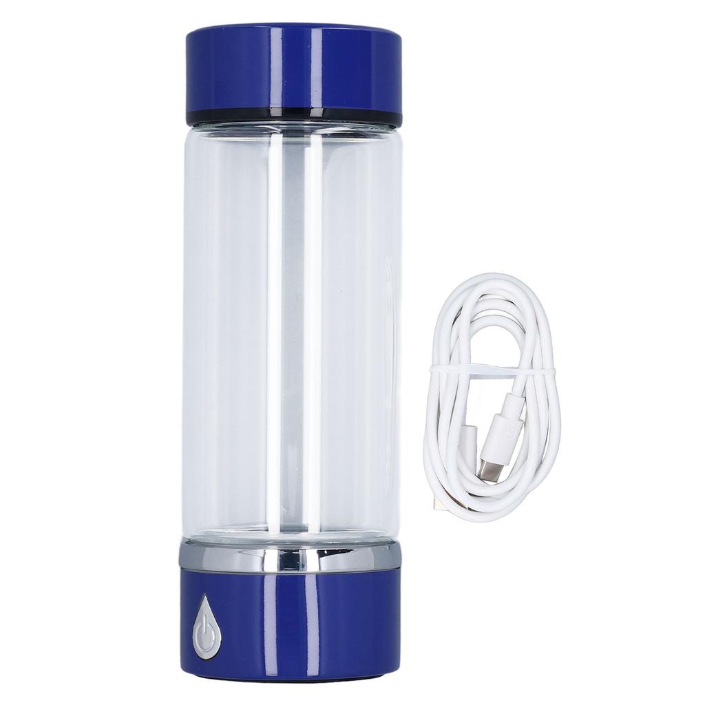 Hydrogen Water Bottle 420ml 3 Minute Rapid Electrolysis Hydrogen Rich Water Generator for Home