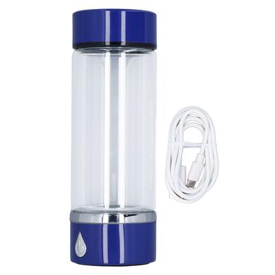 Wasserstoff-Wasserflasche, 420 ml, 3 Minuten schnelle Elektrolyse, wasserstoffreicher Wassergenerator für Zuhause